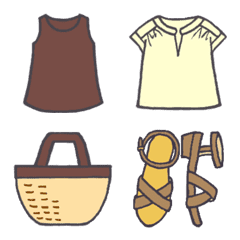 Summer fashion Emoji