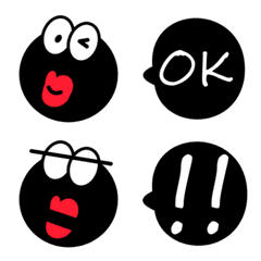 simple emoji kuromame