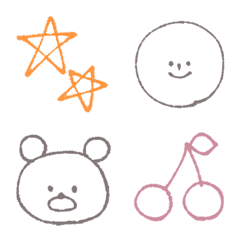 Hand-painted simple Emoji
