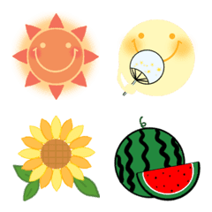 Usable!Pretty summer Emoji