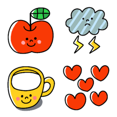 My favorite simple emojis.