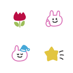mini Rabbit Emoji (2)