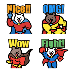 Super Hero Bear2(Emoji)