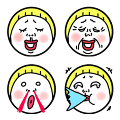 Funny facial expression emoji