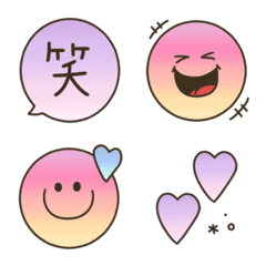 Adult cute colorful emoji.