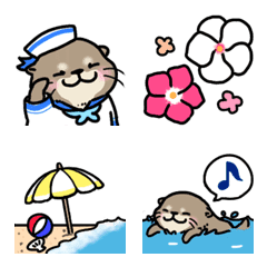 "Kawauso-san" Emoji(in Summer)