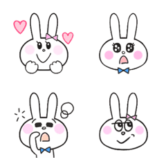 Rabbit daily emoji part1