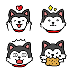 Siberian husky Emoji