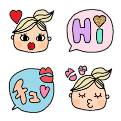 Various emoji 675 adult cute simple
