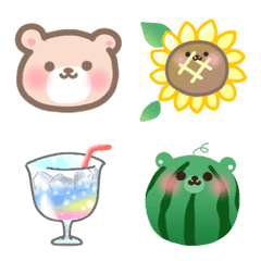summer bear emoji