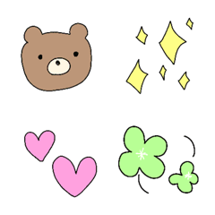 Cute simple Emoji animal