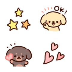 Tiny dachshund emoji