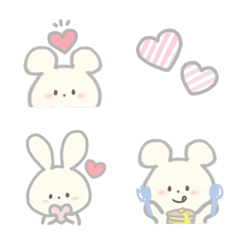 Cute animal pastel emoji