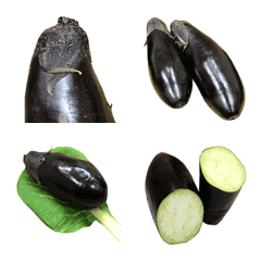 Eggplant emoji.