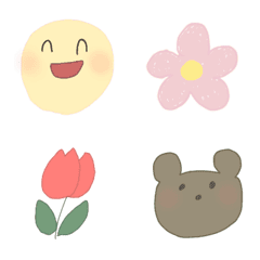 Flowers and smileys