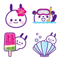 Cute Rabbit & Panda Emoji4. Summer2.