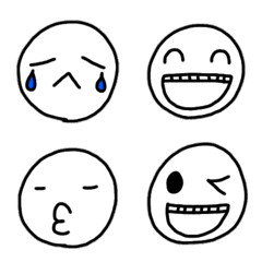 Emoticons with teeth
