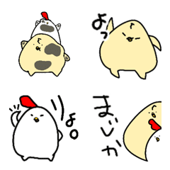 rice ball Chick and egg Chicken[Emoji]