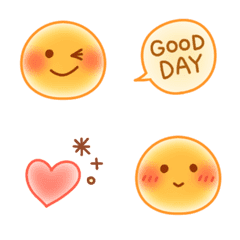 Cute warm fuzzy emoji 2