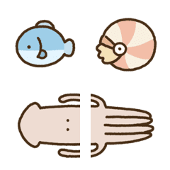Sea creatures emoji2