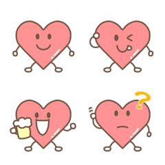 Cute Heartman emoji