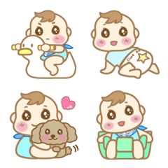 Life with a cute baby(Boy) Emoji vol.3