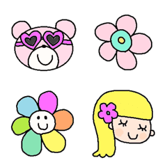 Various emoji 680 adult cute simple