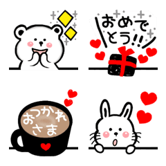 Lightly sweetened bear & rabbit/Emoji
