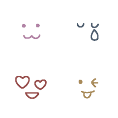 face petite Emoji(colorful)