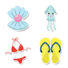 beach and ocean life emoji