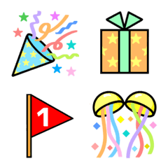 Celebration set emoji