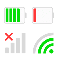 [ icon ] Battery & Signal