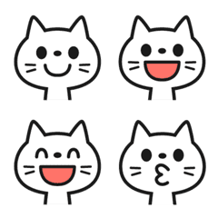 Emoji of cute cat.