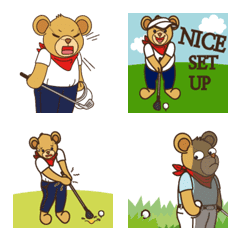 Teddy Bear Loves Golf