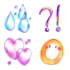 Simple & neon Emoji