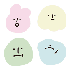pastel pebble emoticon 2