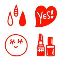 More hearts red Emoji