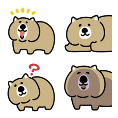 Fluffy Wombat Emoji