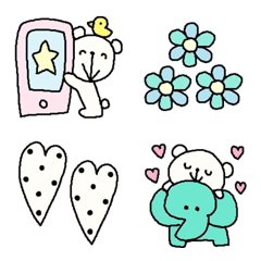 Various emoji 697 adult cute simple