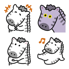 Cute zebra Emoji