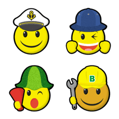 smiley & various hats emoji part8