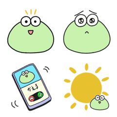Frog-san Everyday Nico Nico Emojis.