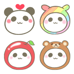 Emoji of Panda collection