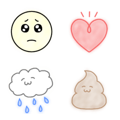 Translucency simple emoji