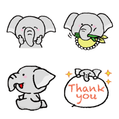 Mow and Lee Elephant emoji