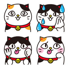 【招き猫】ミケ＆ハチワレ