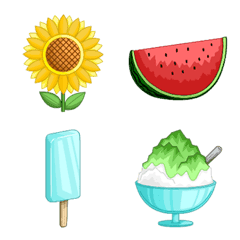 Ordinary Emoji used in summer.