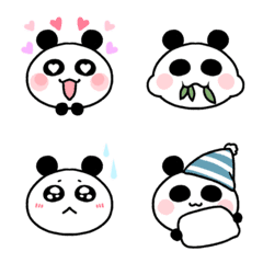 Simple & cute! Round panda emoji
