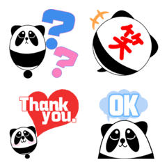 Emoji of the panda which is a monster