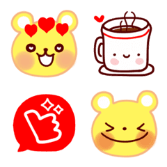 Yellow bear's emoji